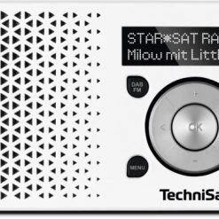 TechniSat DigitRadio 1 Taschenradio Weiß/silber