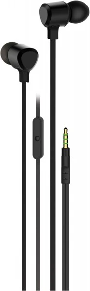 Vivanco In Ear Silicon Plug In-Ear-Kopfhörer Mit Kabel Schwarz