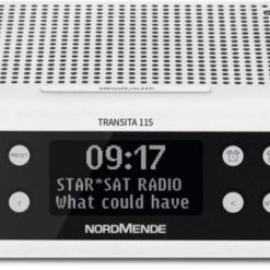 Nordmende Transita 115 Uhrenradio Weiß