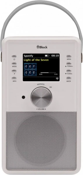 Block CR-10ToGo! Internetradio Weiß