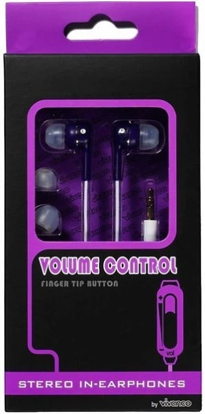 Vivanco Fusion In-Ear-Kopfhörer Mit Kabel Lila – Bild 2