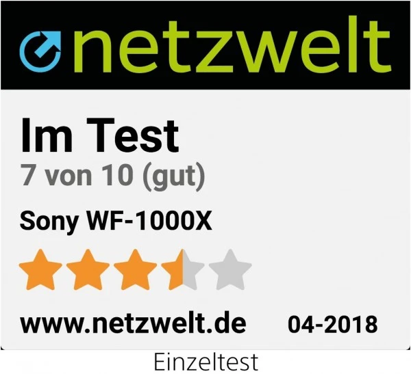 Sony WF-1000X Bluetooth-Kopfhörer Gold – Bild 4