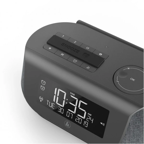 Hama DR36SBT Uhrenradio Schwarz 4 Hama DR36SBT Uhrenradio Schwarz – Bild 2