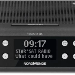 Nordmende Transita 115 Uhrenradio Anthrazit