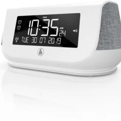 Hama DR36SBT Uhrenradio Weiß
