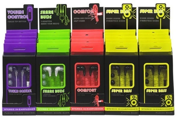 Vivanco Fusion In-Ear-Kopfhörer Mit Kabel Lila – Bild 3