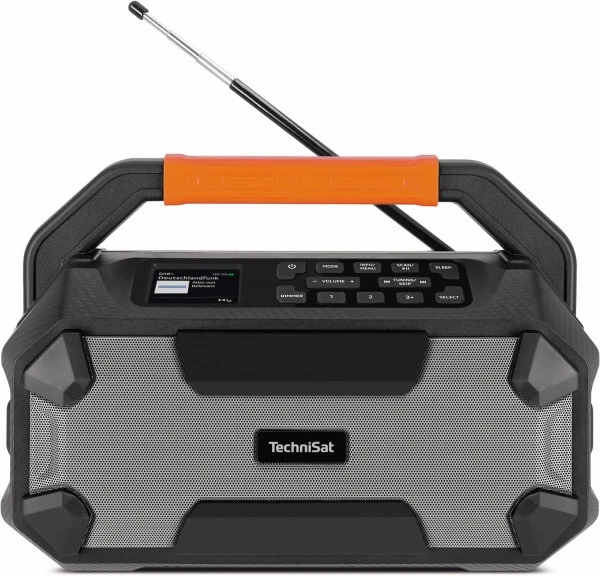 TechniSat DigitRadio 231 OD Baustellen-/Outdoor Radio Schwarz/orange