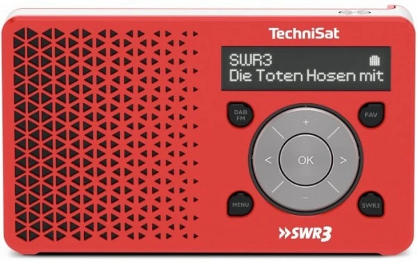 TechniSat DigitRadio 1 SWR3-Edition Rot/silber 3 TechniSat DigitRadio 1 SWR3-Edition Rot/silber