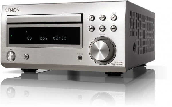 Denon RCD-M41DAB Mini-System Silber 3 Denon RCD-M41DAB Mini-System Silber