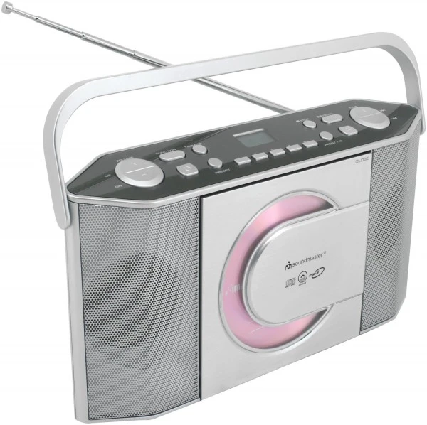 Soundmaster RCD1755SI CD/Radio-System Silber – Bild 3