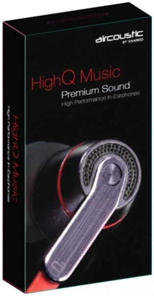 Aircoustic HighQ Music In-Ear-Kopfhörer Mit Kabel Rot/lila – Bild 3