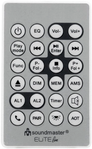 Soundmaster UR2180SI Uhrenradio Mit CD – Bild 3