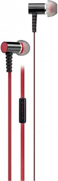 Vivanco URB 30 In-Ear-Kopfhörer Mit Kabel Schwarz/rot – Bild 2