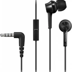 Panasonic RP-TCM115E-K In-Ear-Kopfhörer Mit Kabel Schwarz