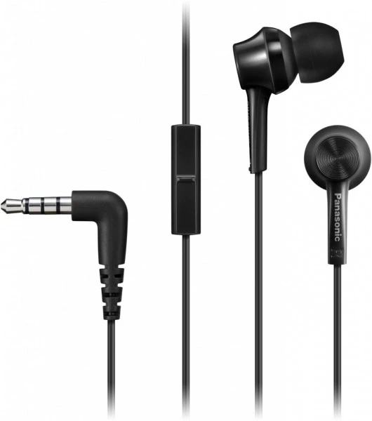 Panasonic RP-TCM115E-K In-Ear-Kopfhörer Mit Kabel Schwarz