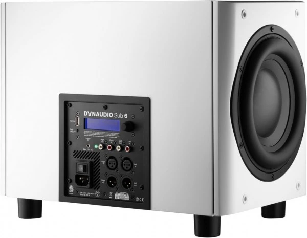Dynaudio Sub 6 Aktiv-Subwoofer Seidenmatt Weiß – Bild 2