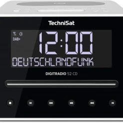 TechniSat DigitRadio 52 CD Uhrenradio Mit CD Weiß