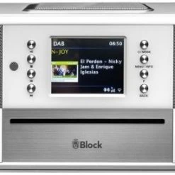 Block SR-50 CD/Radio-System Hochglanz Weiß