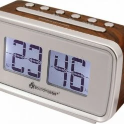 Soundmaster UR105BR Uhrenradio Grau/braun
