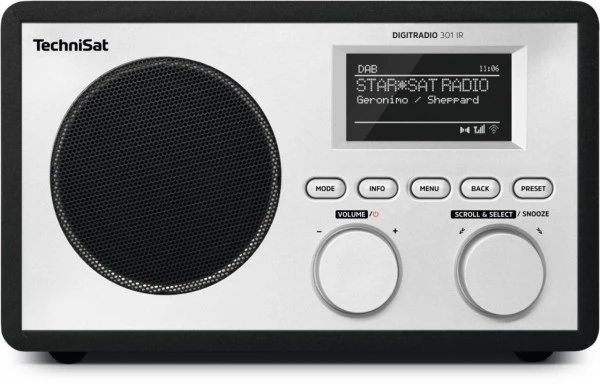 TechniSat DigitRadio 301 IR Internetradio Schwarz