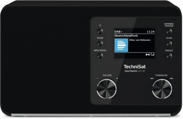 TechniSat DigitRadio 307 BT Heimradio Schwarz