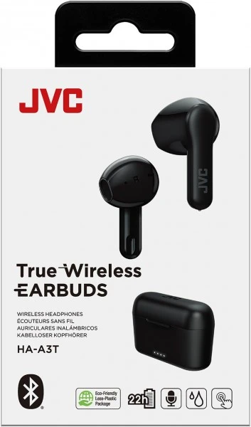 JVC HA-A3T-B-U True Wireless Kopfhörer Schwarz – Bild 2