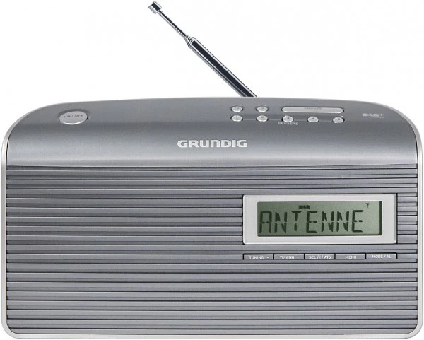 Grundig Music GS 7000 DAB+ Kofferradio Grau/silber
