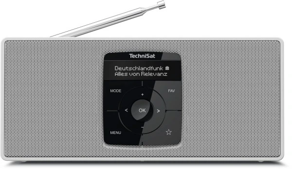 TechniSat DigitRadio 2 S Kofferradio Mit DAB/DAB+ Weiß/weiß