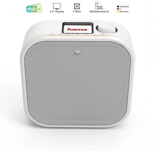 Hama DR350 Heimradio Weiß 7 Hama DR350 Heimradio Weiß – Bild 5