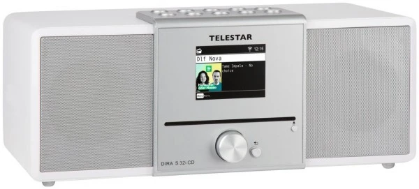 Telestar DIRA S 32i CD CD/Radio-System Weiß/silber – Bild 4
