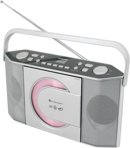 Soundmaster RCD1755SI CD/Radio-System Silber