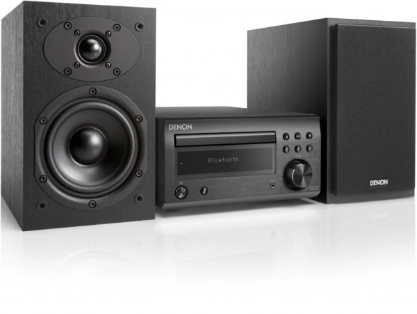 Denon D-M41 Mini-System Schwarz/schwarz – Bild 2