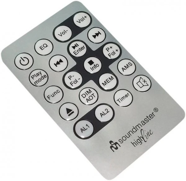 Soundmaster UR 2170 Uhrenradio Mit CD Silber – Bild 2