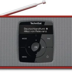 TechniSat DigitRadio 2 S Kofferradio Mit DAB/DAB+ Rot/silber