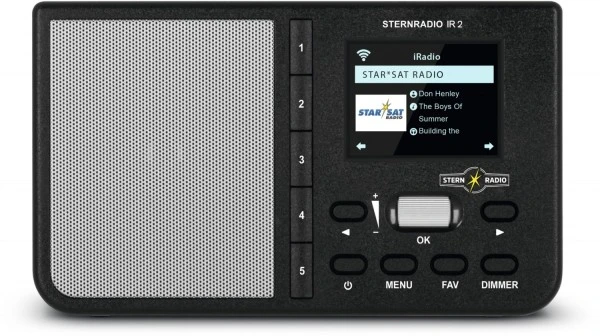 TechniSat Sternradio IR 2 Internetradio Schwarz