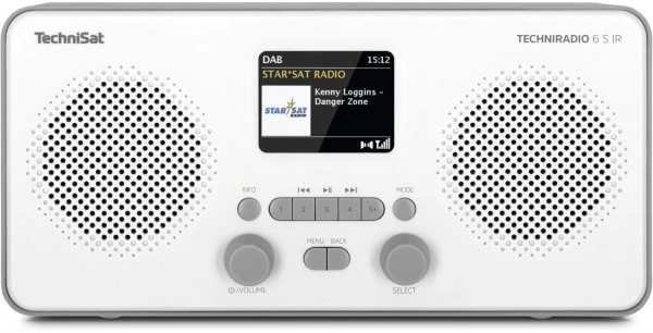TechniSat TechniRadio 6 S IR Internetradio Weiß/grau