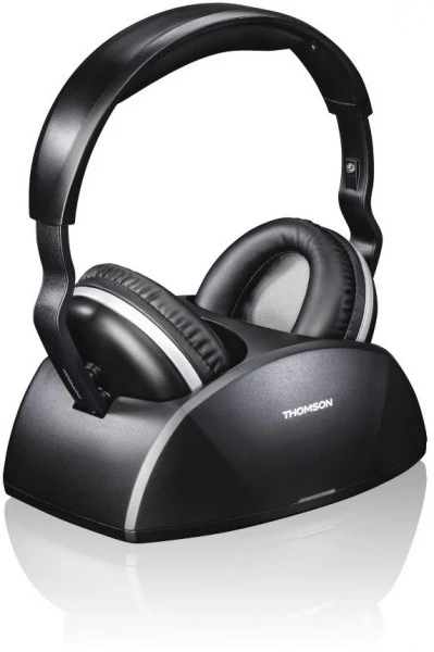 Thomson WHP3321BK Funkkopfhörer Schwarz/silber