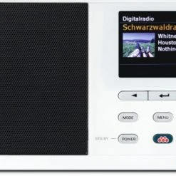 TechniSat DigitRadio 215 Heimradio Schwarzwaldradio-Edition Weiß