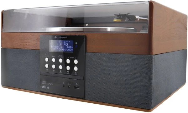 Soundmaster PL910 Hifi-System Holz – Bild 5