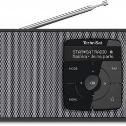 TechniSat DigitRadio 2 Mono Portables Radio Schwarz/silber