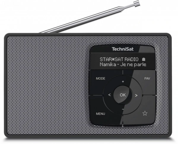 TechniSat DigitRadio 2 Mono Portables Radio Schwarz/silber