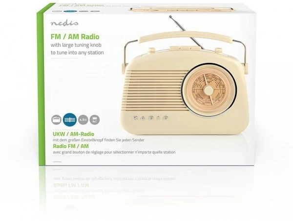 Nedis RDFM5000BG Kofferradio Elfenbein – Bild 6