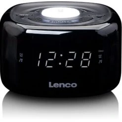 Lenco CR-12 Uhrenradio Schwarz