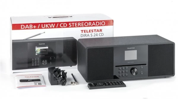 Telestar DIRA S 24 CD CD/Radio-System Schwarz – Bild 3