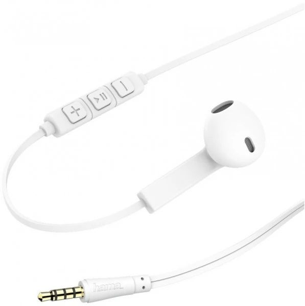 Hama Advance In-Ear-Kopfhörer Mit Kabel Weiss – Bild 2