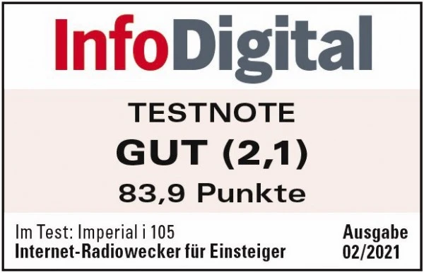 IMPERIAL I105 Internetradio Schwarz 8 IMPERIAL I105 Internetradio Schwarz – Bild 6