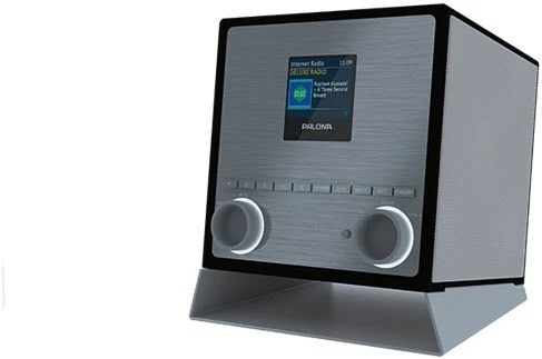 PALONA QUUBI Internetradio Schwarz/silber