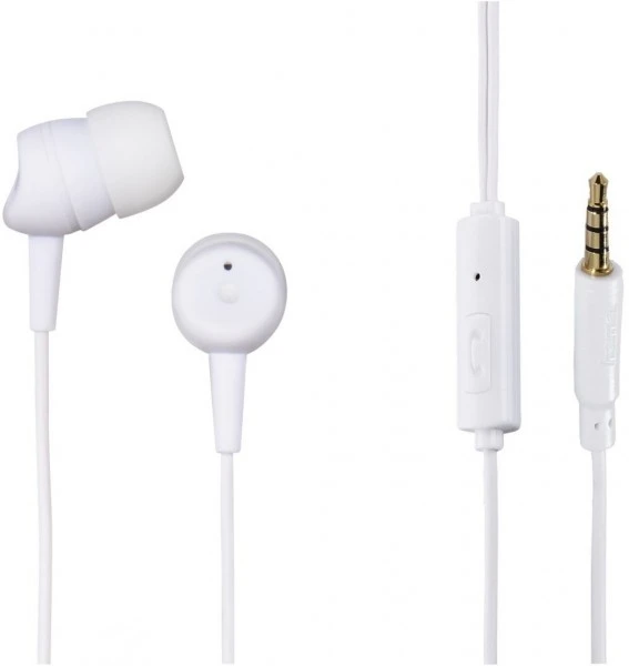 Hama Basic4Phone In-Ear-Kopfhörer Mit Kabel Weiss