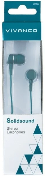 Vivanco SOLIDSOUND In-Ear-Kopfhörer Mit Kabel Petrol – Bild 2