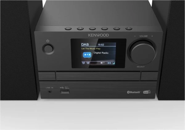 Kenwood M525DAB Microanlage Schwarz – Bild 2